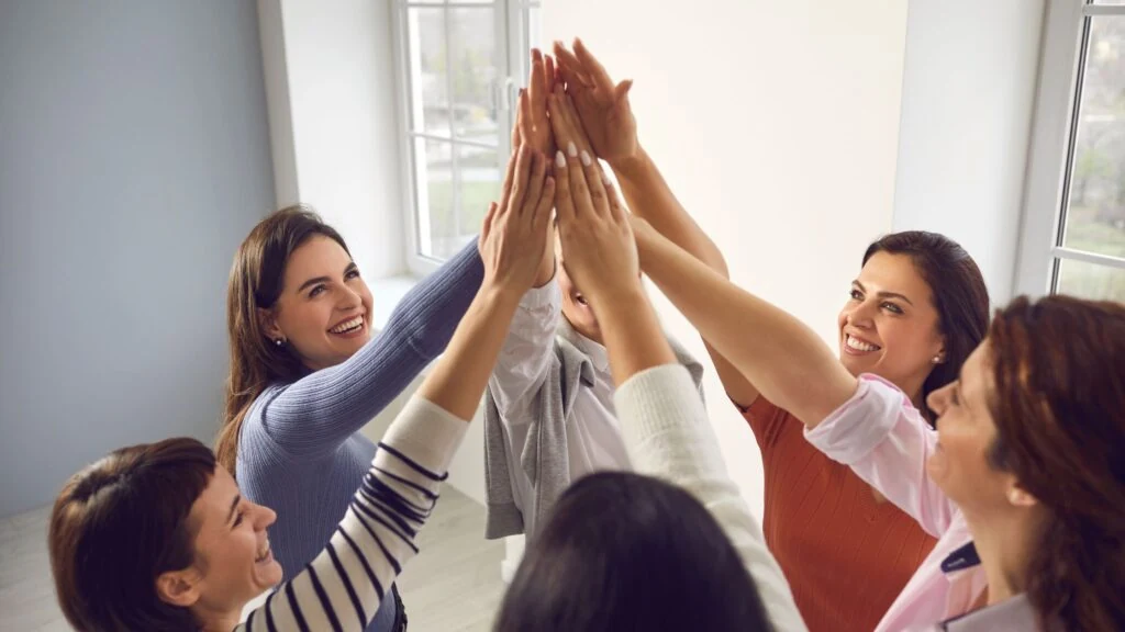 a team that is happy because their business is empowered by platform integration