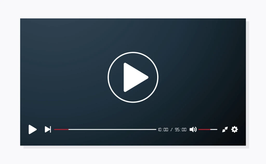 a screenshot of an mp4 file with a play button in the middle